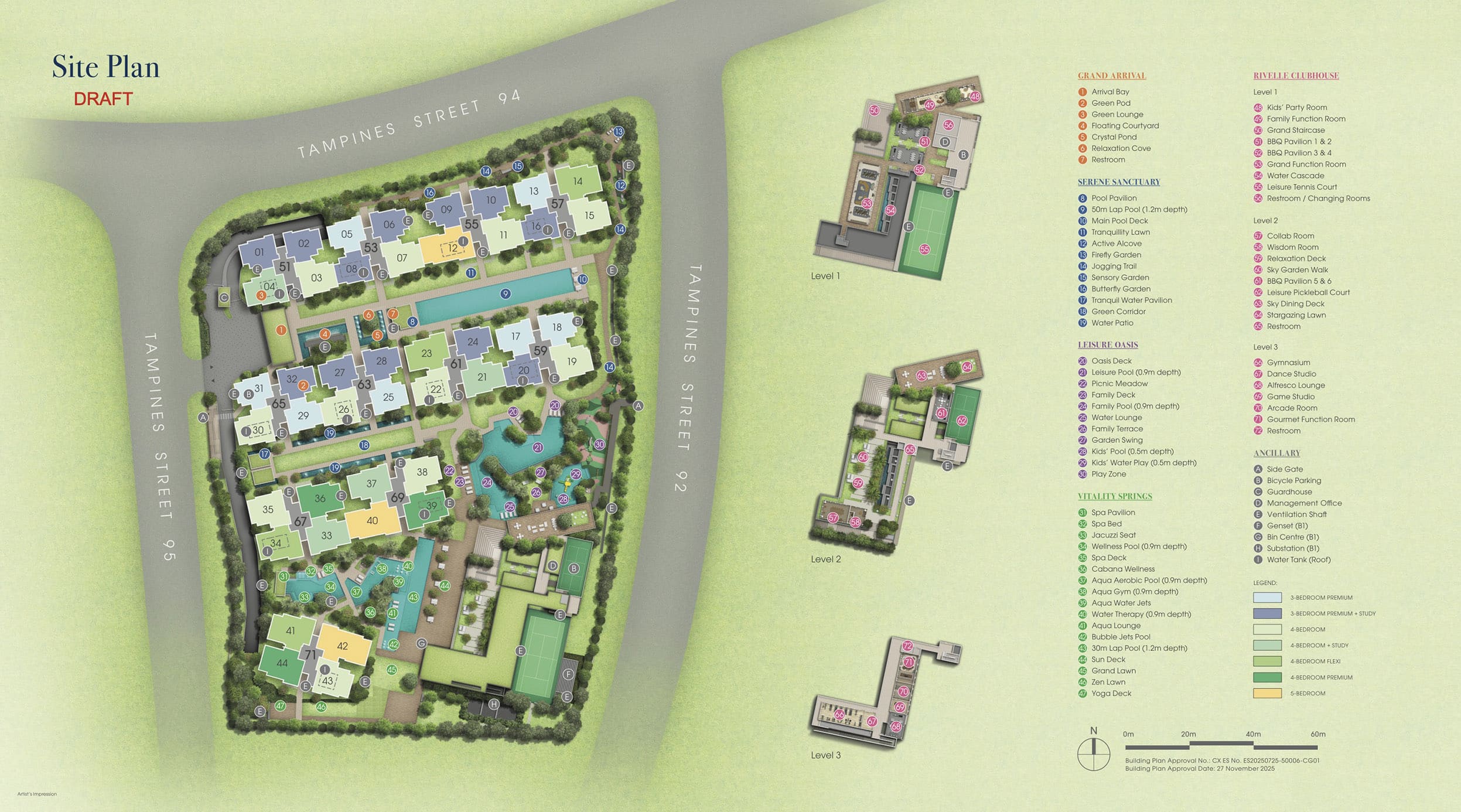 Rivelle Tampines Site Plan